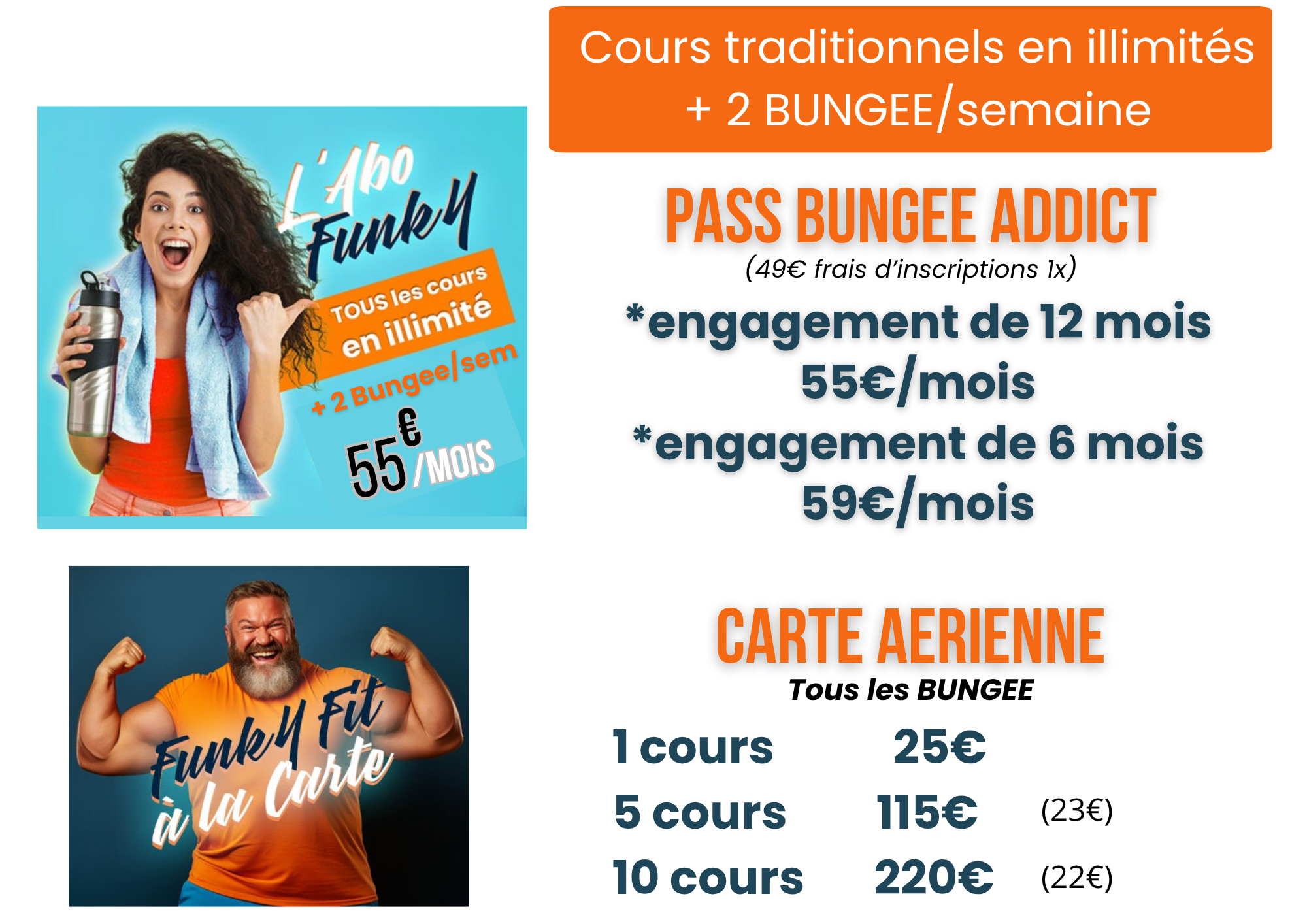 tarifs jt 25 (1) tarifs funky fit dijon
