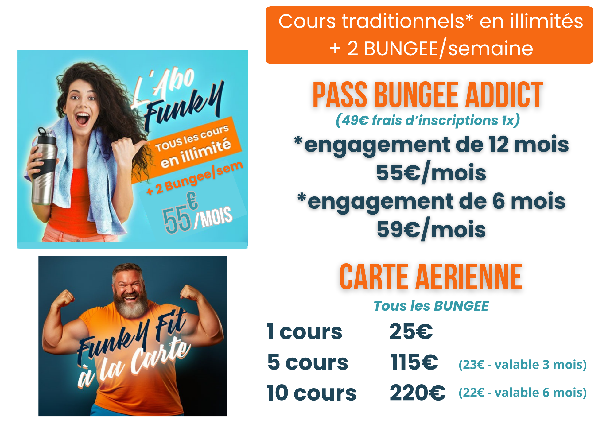 tarifs funky fit dijon